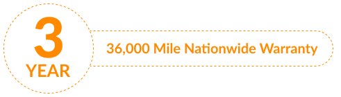 3 Year/36,000 Mile Nationwide Warranty